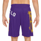FL Basketball Shorts Purp/Gld/Wht