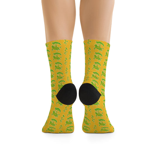 Carver Collective Socks Yellow/Green